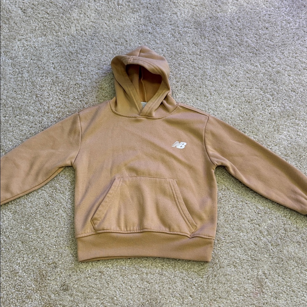 New Balance Kids Tan Hoodie